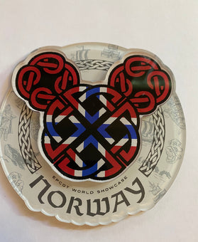 Disney Parks Epcot Pavilion Mickey Icon Norway Magnet New