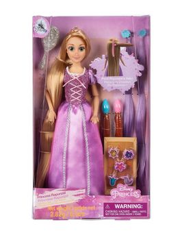 Disney Store Princess Rapunzel Hair Play Doll New with Box