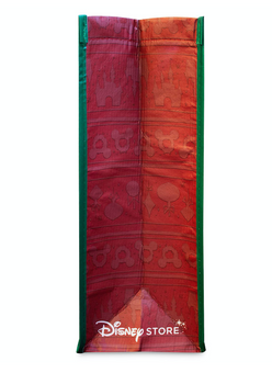 Disney Store Mickey and Minnie Christmas Holiday Reusable Tote Large New w Tag