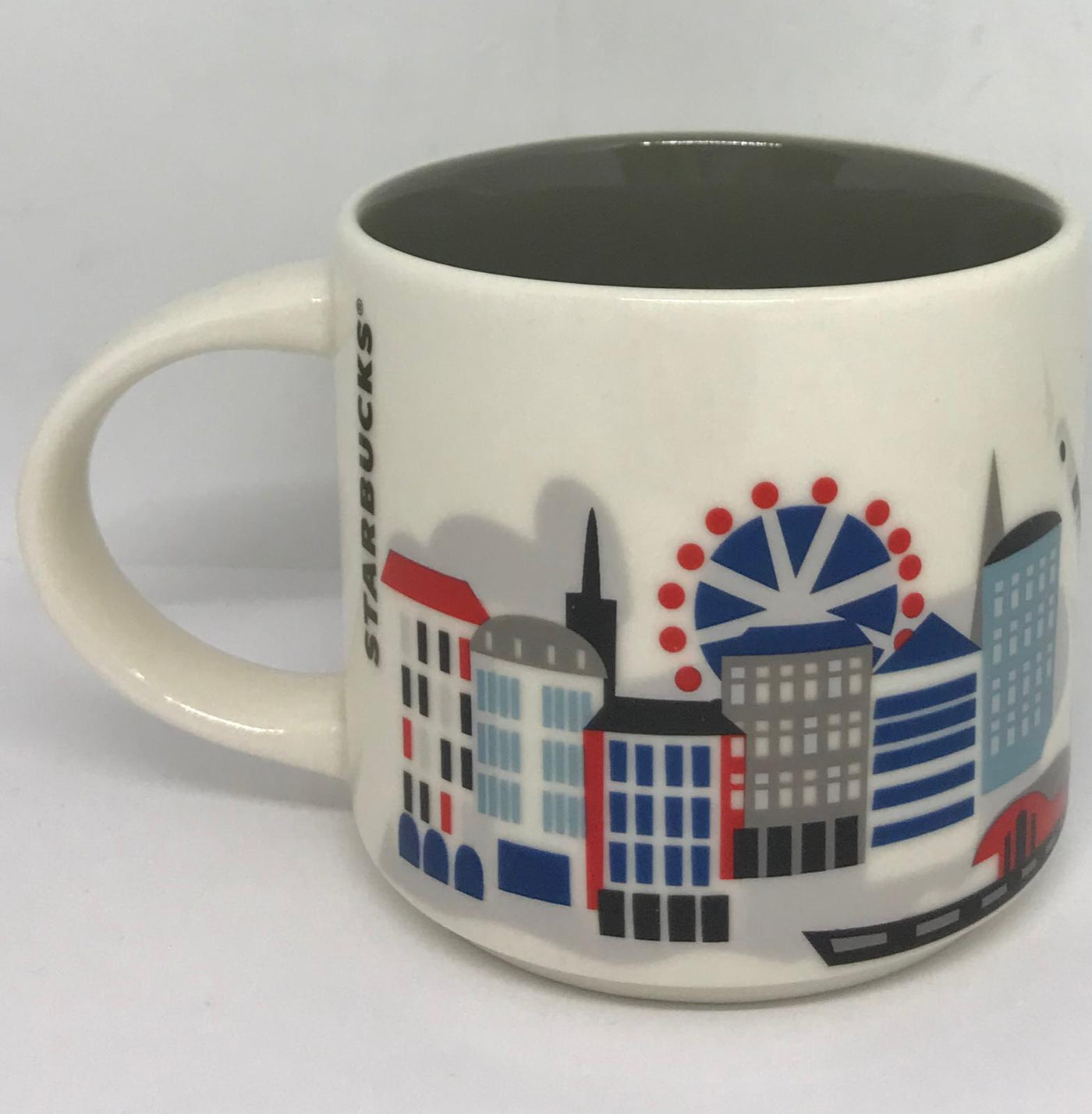 Starbucks You Are Here Basel Switzerland Ceramic Coffee Mug New with Box