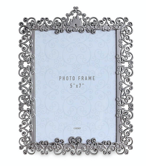 Disney Parks Fantasyland Castle Metal Wedding Photo Frame 5 x 7 New