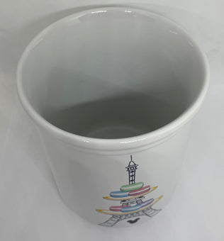 Disney Parks Epcot France Mickey Icon Sweet Macaroons Utensils Holder New