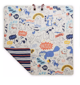 Disney Parks Critter Chaos Collection Thumper Marie Reversible Travel Throw New