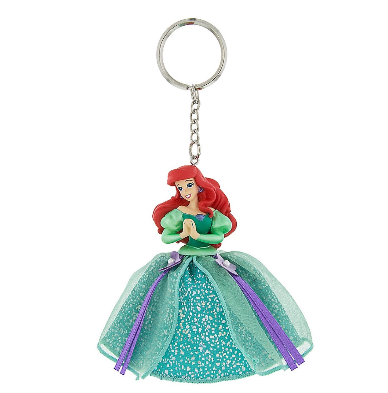 Disney Parks Princess Ariel Tulle Keychain New with Tags