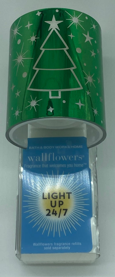 Bath and Body Works 2022 Christmas Tree and Stars Nightlight Wallflowers New