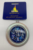 Disney Parks WDW 50th Celebration Mickey Spinner Metal Christmas Ornament New