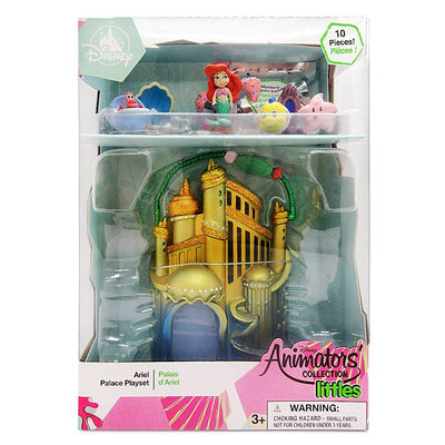 Disney Animators' Collection Littles Ariel Palace Play Set Little Mermaid New