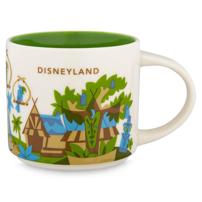 Disney Parks Starbucks You Are Here Disneyland Coffee Mug Adventureland New