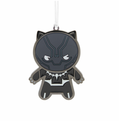 Hallmark Marvel Black Panther Metal Christmas Ornament New with Card