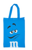 M&M's World Blue Characters Poncho in Tote Bag One Size New with Tag