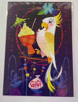 Disney Artist Tiki Sweetie by Steph Laberis Postcard Wonderground Gallery New