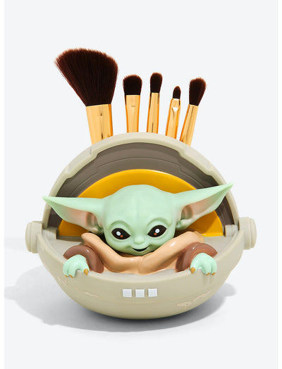 Disney Star Wars The Mandalorian The Child Makeup Brush Set Set New with Box