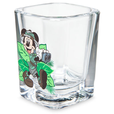 Disney Parks Animal Kingdom Mickey Safari Mini Glass New