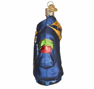 Old World Christmas Scout Uniform Blown Glass Christmas Ornament New with Box