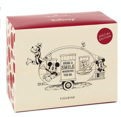 Hallmark Disney Mickey Friends Camper Bring a Smile Wherever You Go Figurine New