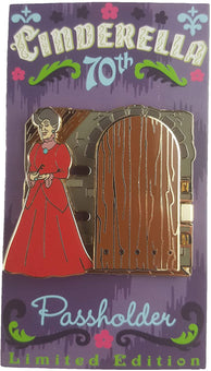 Disney Parks 70th Cinderella Lady Tremaine Passholder Pin Limited New with Card