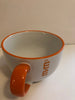 M&M's World Orange Character Cappuccino Ceramic Mug New