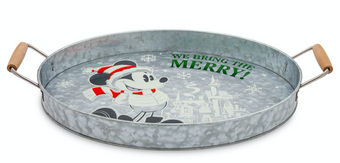 Disney Store Mickey Mouse Christmas Holiday Serving Tray New with Box
