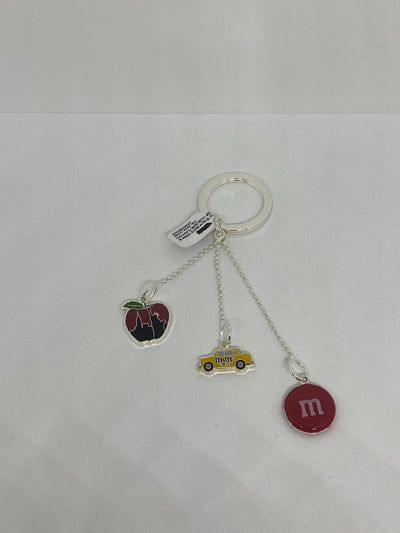 M&M's World Lady Liberty Yellow Cab and Red Charms Keychain New with Tags