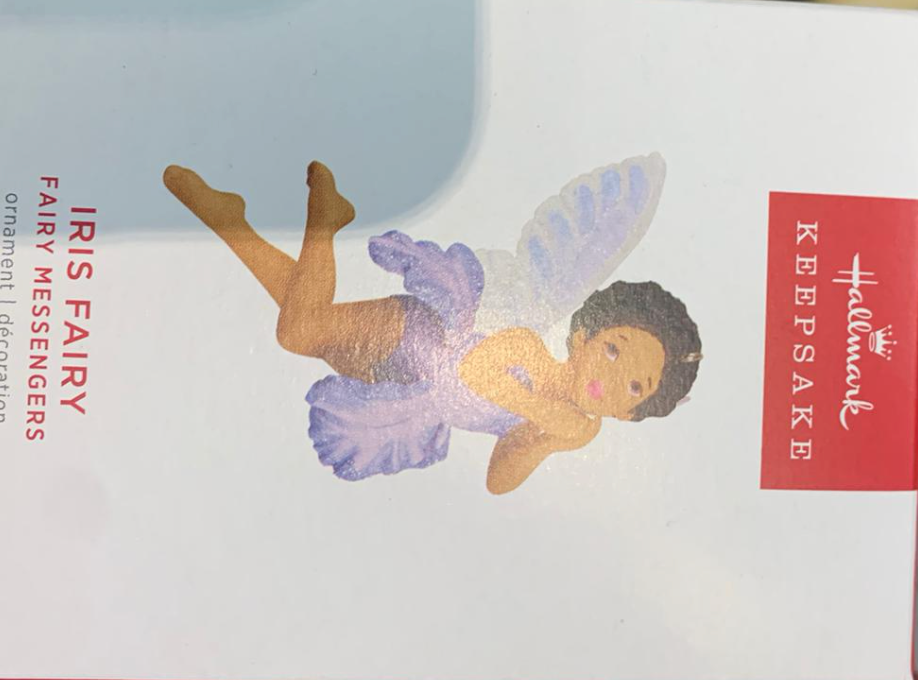 Hallmark 2022 Fairy Messengers Iris Fairy Christmas Ornament New With Box