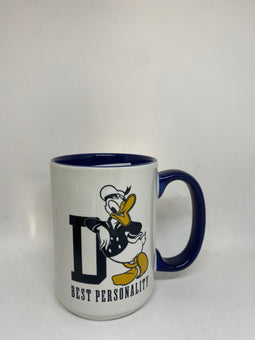 Disney Parks D Donald Best Personality Coffee Mug New