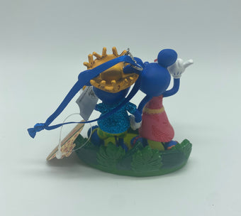 Disney Parks Caribbean Beach Resort Mickey and Minnie Christmas Ornament New Tag