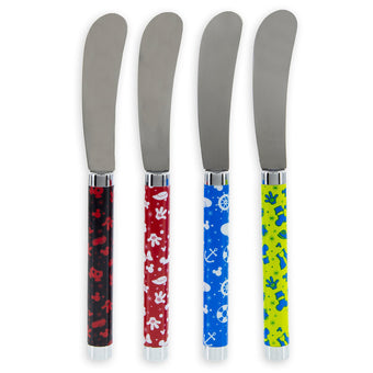 Disney Parks Mickey Mouse and Friends Cheese Spreader Set New with Box