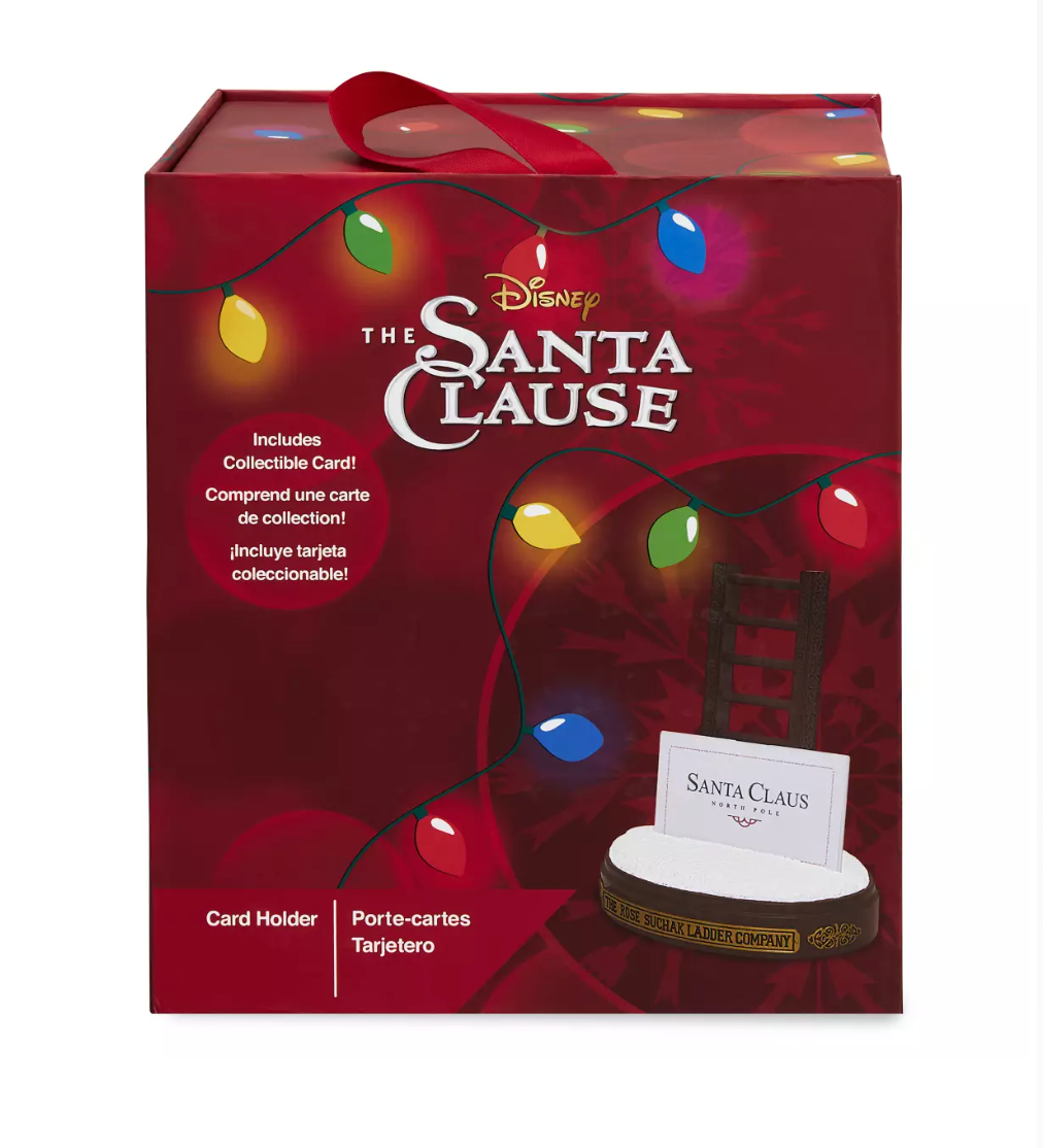 Disney The Santa Clause North Pole Replica Business Card Holder New with Box