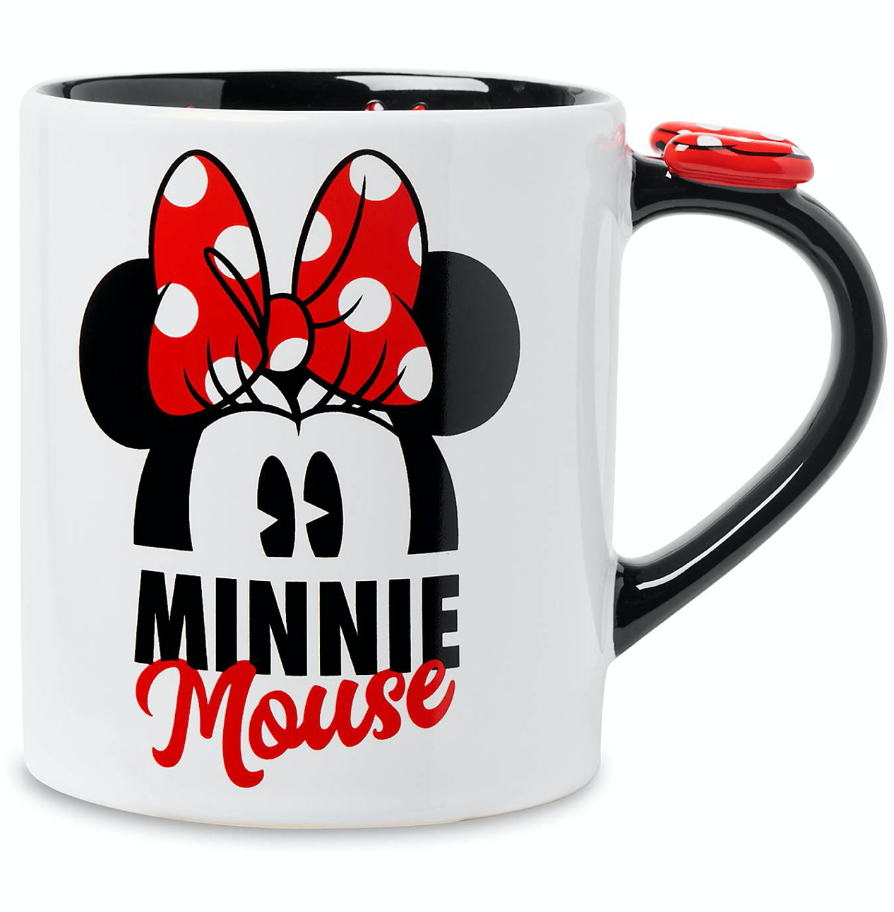 Disney Parks Minnie Bow with Dots Coffee Mug New