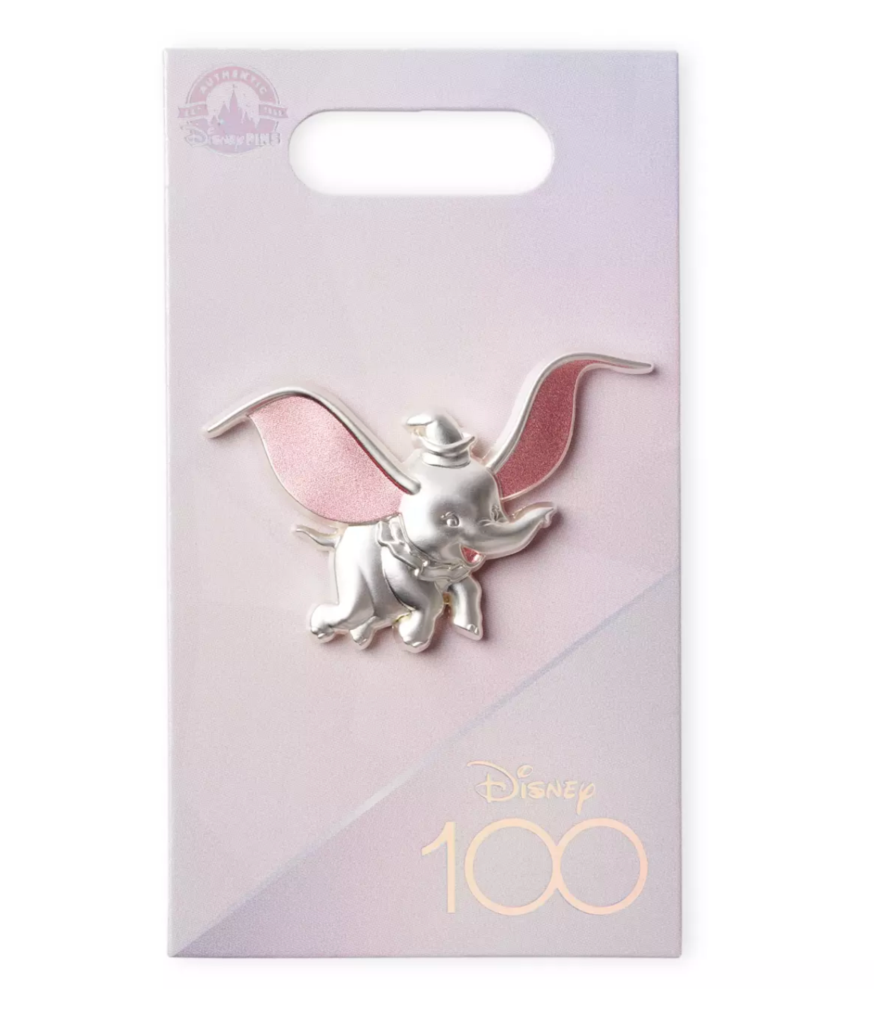 Disney 100 Years of Wonder Celebration Dumbo 3D Pin New with Card