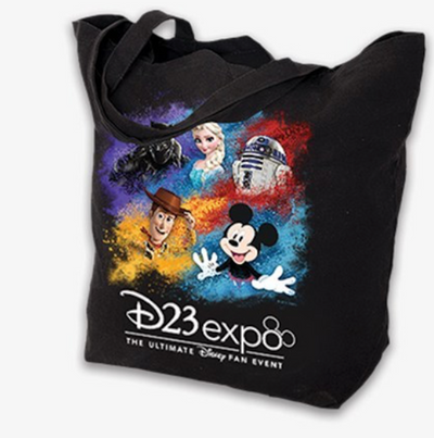 Disney D23 Expo 2019 Event Mickey Elsa Woody Black Panther R2-D2 Tote New