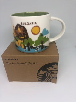 Starbucks You Are Here Collection Bulgaria Ceramic Coffee Mug New Box