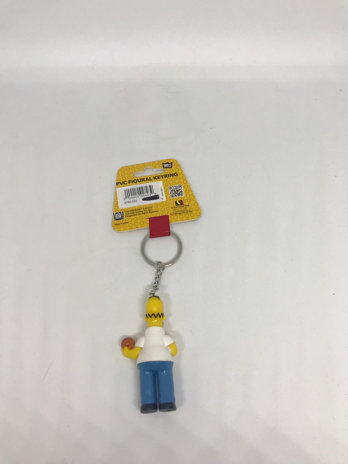 Universal Studios The Simpsons Homer with Donut Figural Keychain New with Tag