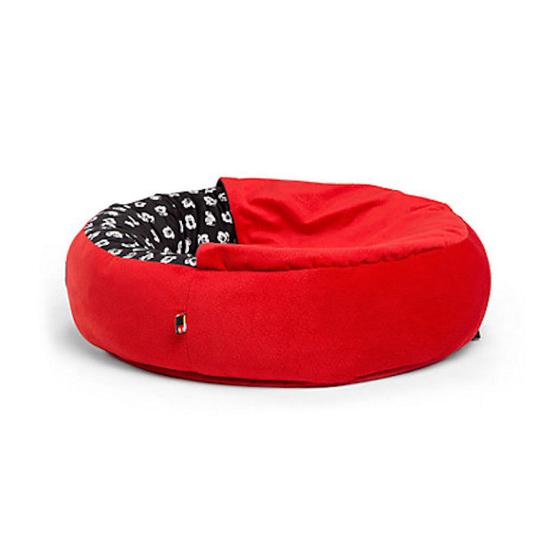 Disney Mickey Mouse Cozy Cuddler Pet Bed Red Medium New with Tags