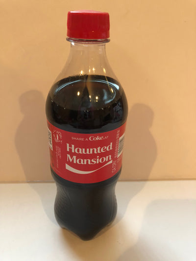 Disney Parks Share a Coke at Haunted Mansion Limited 20oz Plastic Bottle New