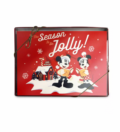 Disney Walt's Holiday Lodge Mickey and Friends Holiday Greeting Cards New w Box