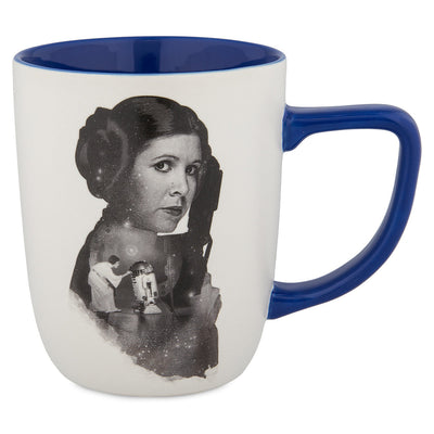 Disney Star Wars Princess Leia with R2-D2 Art Mug New