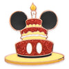 Disney Mickey Mouse Happy Birthday Cake Pin New with Card