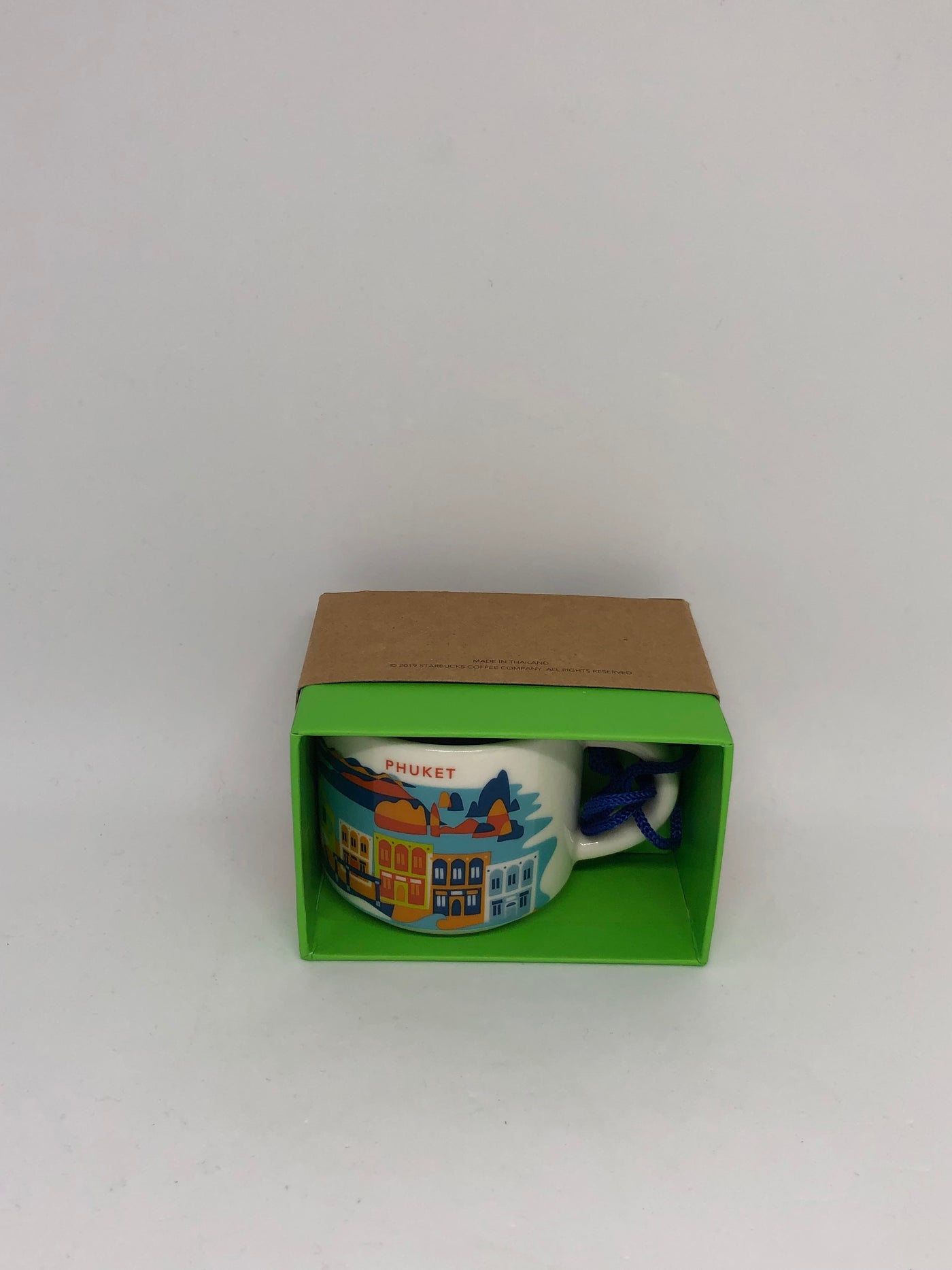 Starbucks Coffee You Are Here Thailand Phuket Ceramic Ornament Espresso Mug New