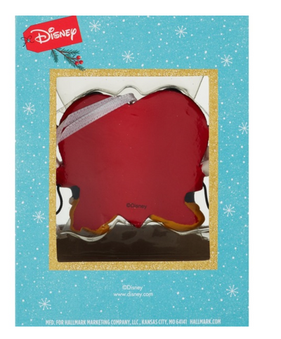 Hallmark Disney Minnie Mickey Love Santa Hat Christmas Tree Ornament New w Box