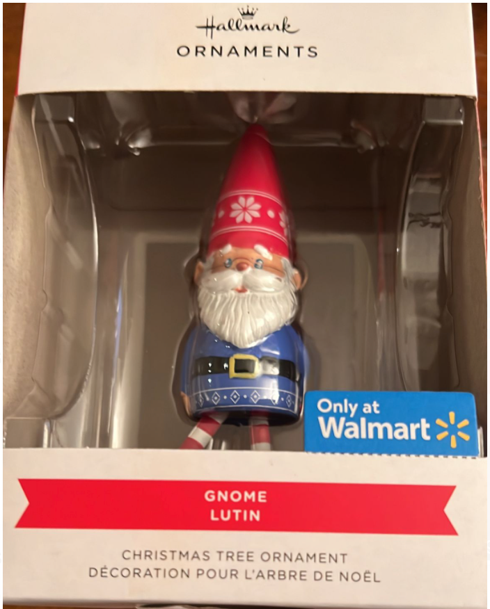 Hallmark Gnome Christmas Ornament New with Box