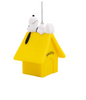 Hallmark Peanuts Snoopy on Yellow Doghouse Christmas Tree Ornament New with Tag