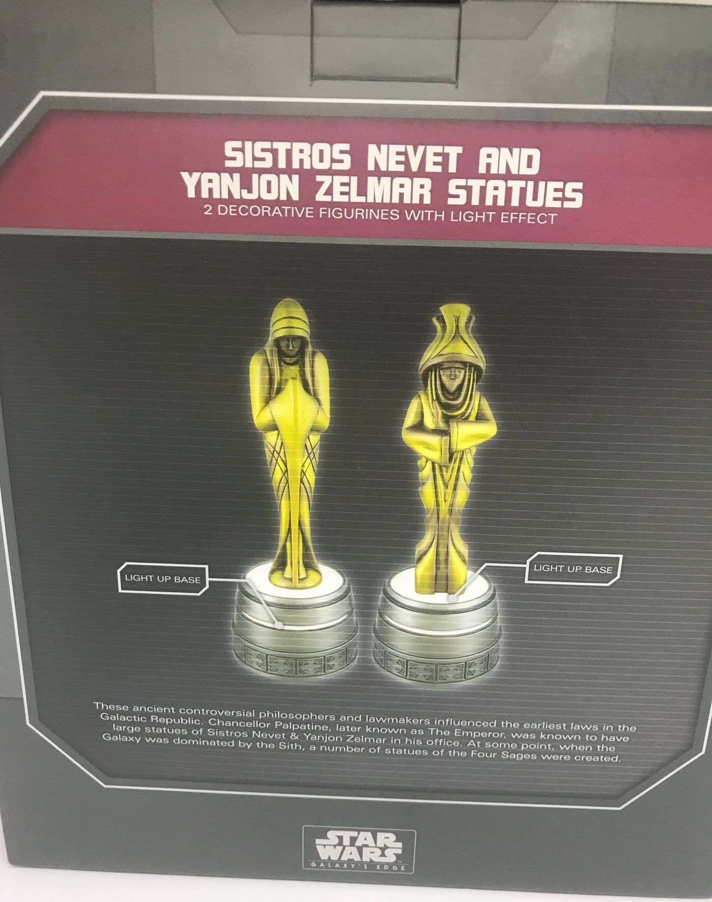 Disney Parks Star Wars Galaxy's Edge Sistros Nevet & Yanjon Zelmar Figurine New