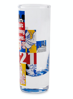 Disney Parks WDW 2021 Mickey and Friends Mini Glass New