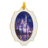 Disney The Most Magical Place on Earth Ceramic Disc Ornament Cinderella Castle