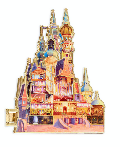 Disney Castle Collection Rapunzel Castle Limited Pin New with Card