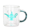 Disney Parks Princess Jasmine Wishing for the Weekend Glass Mug with Glitter New