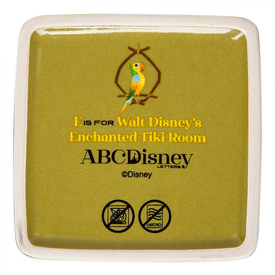 Disney Parks ABC Letters E is for Enchanted Tiki Room Ceramic Trinket Box New