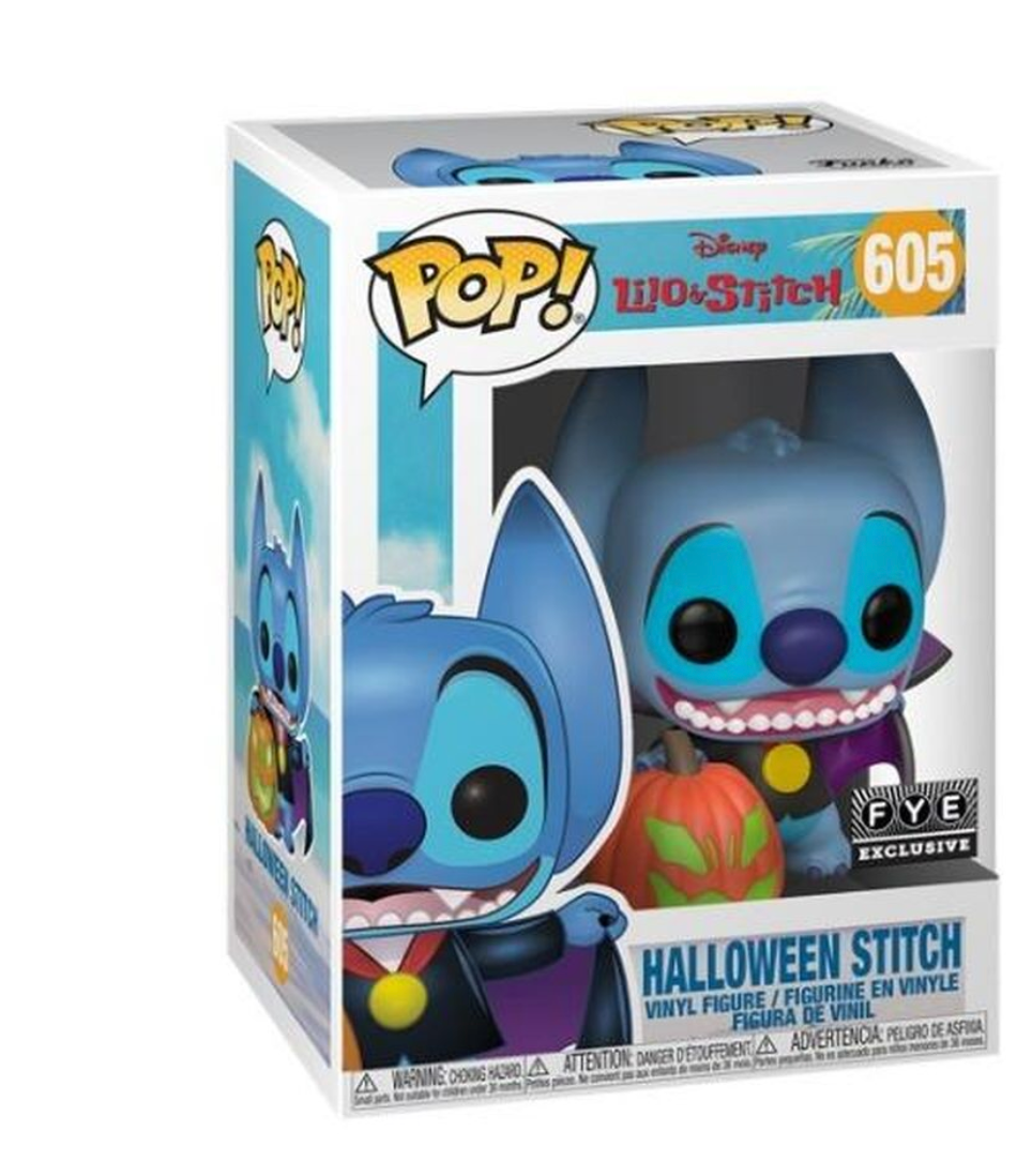 Funko Pop! Disney Halloween Stitch as Dracula Fye Exclusive New with Box