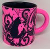Starbucks Halloween 2021 Pink Neon Black Cat Wed Spider 14oz Coffee Mug New